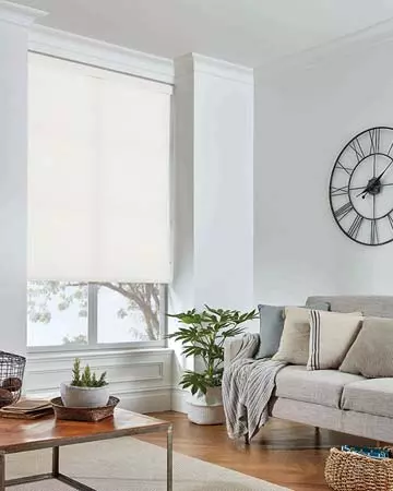 Eclipse Palette White Roller Blinds