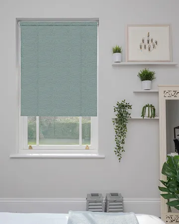 Glitz Sea Foam Roller Blinds
