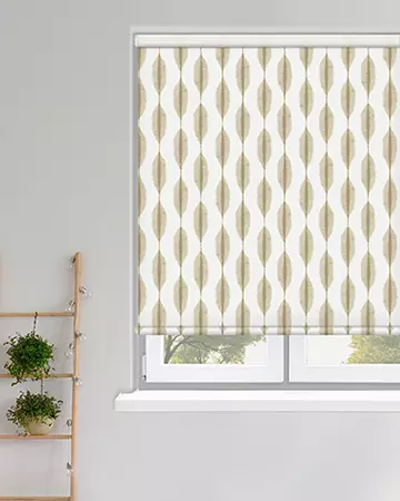 Louvolite Ikat Hessian Roller Blinds