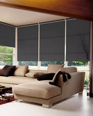 Louvolite Carnival Raven Roller Blinds