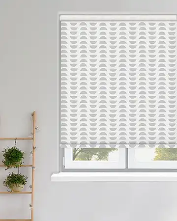 Louvolite Kenzo Silver Moon Roller Blinds