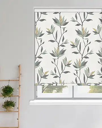 Louvolite Lily Mellow Sage Roller Blinds