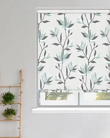Louvolite Lily Muted Duckegg Roller Blinds