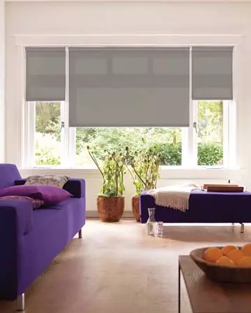 Louvolite Perspective Shale Grey Roller Blinds