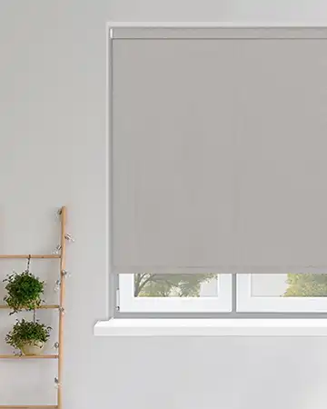 Louvolite Tiree Dove Roller Blinds