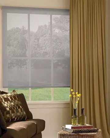 Louvolite Voile Moondust Roller Blinds