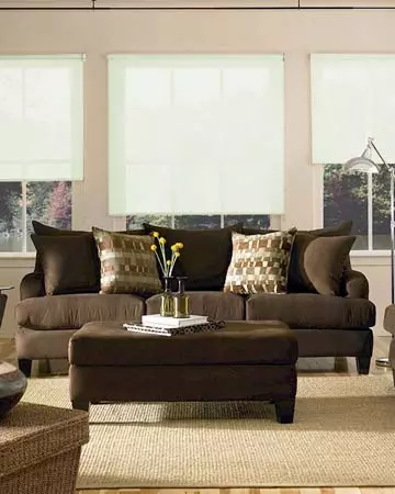 Louvolite Voile Sage Roller Blinds
