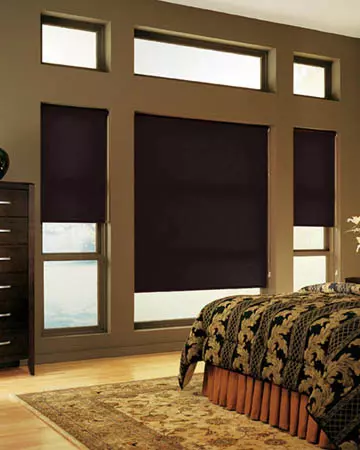 Plain Coffee Bean Roller Blinds