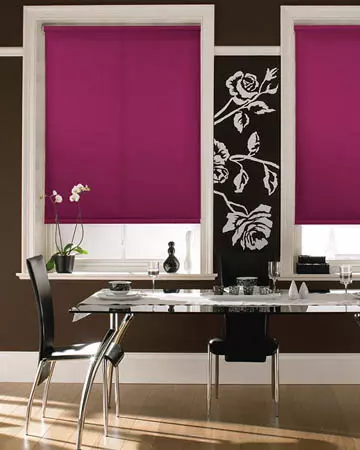 Plain Fuchsia Roller Blinds