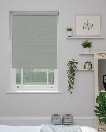 Precious Titanium Silver Roller Blinds