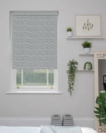 Ripple Grey Touch Roller Blinds