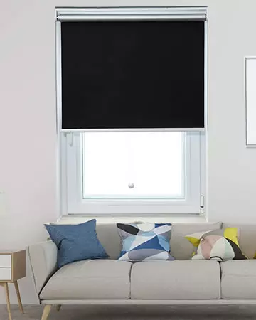 Simply Black Roller Blinds