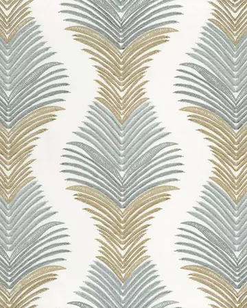 Camengo Cabaret Celadon Roman Blinds