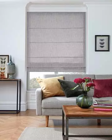 Camengo Clareza Anthracite Roman Blinds