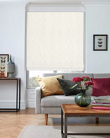 Camengo Condor White Roman Blinds