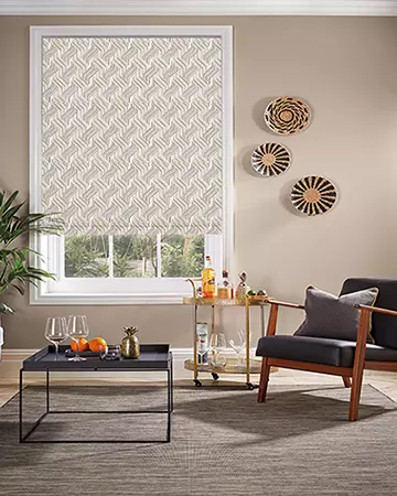 Camengo Cuzco Anthracite Roman Blinds