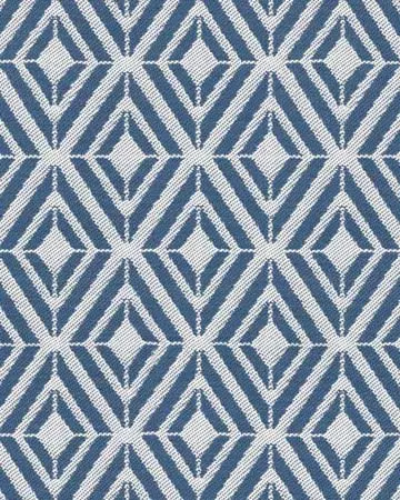 Camengo Embiez Navy Roman Blinds