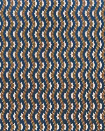 Camengo Incas Velvet Navy Roman Blinds