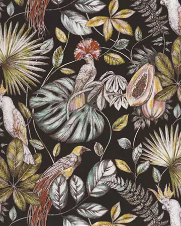 Camengo Into the Wild Noir Roman Blinds