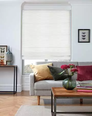 Camengo Libeccio Blanc Roman Blinds
