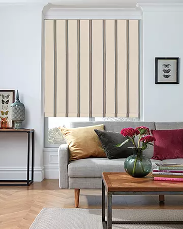 Camengo Lima Navy Roman Blinds