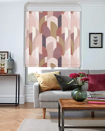 Camengo Lisbon Terracotta Roman Blinds