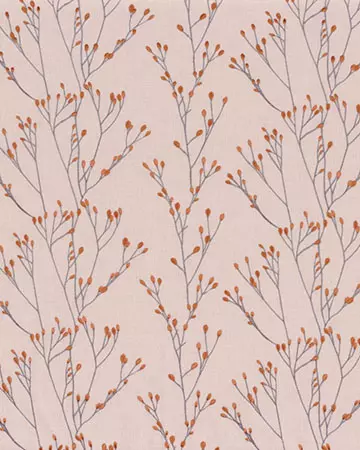 Camengo Lison Rose Orange Roman Blinds