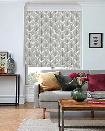 Camengo Palacio Navy Roman Blinds