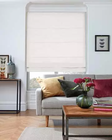 Camengo Pessoa Blanc Roman Blinds
