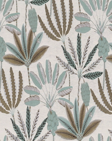 Camengo Phloeme Celadon Roman Blinds