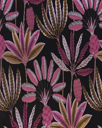 Camengo Phloeme Fuschia Roman Blinds