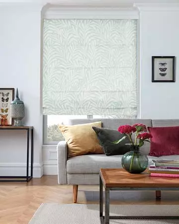 Camengo Sirocco Celadon Roman Blinds