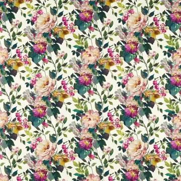 Clarke & Clarke Bloom Fuchsia Roman Blinds