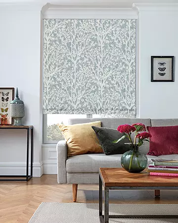 Clarke & Clarke Croft Denim Roman Blinds