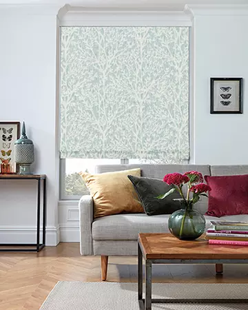 Clarke & Clarke Croft Mineral Roman Blinds