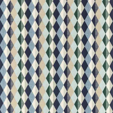 Clarke & Clarke Denver Mineral Navy Roman Blinds