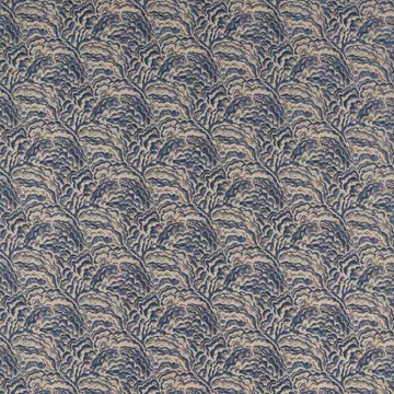Clarke & Clarke Lumino Midnight Copper Roman Blinds