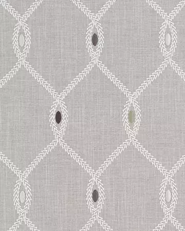 Clarke & Clarke Opus Silver Roman Blinds