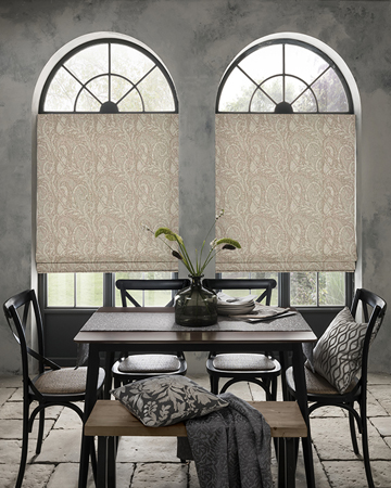 Clarke & Clarke Palacio Linen Roman Blinds