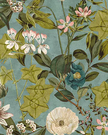 Clarke & Clarke Passiflora Mineral Roman Blinds