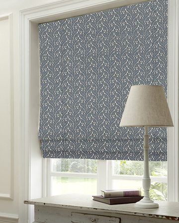 Clarke & Clarke Regale Denim Roman Blinds