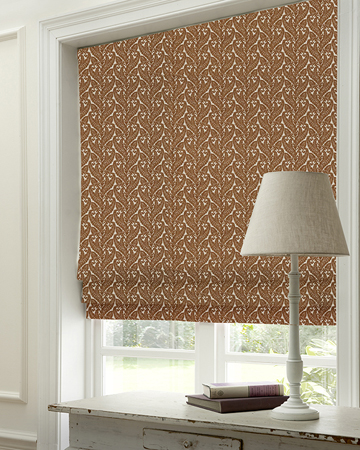 Clarke & Clarke Regale Russet Roman Blinds