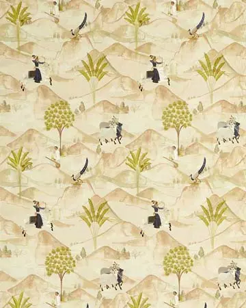 Clarke & Clarke Sahara Denim Roman Blinds