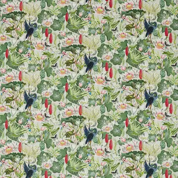 Clarke & Clarke Waterlily Dove Roman Blinds