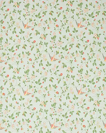 Clarke & Clarke Wild Strawberry Dove Linen Roman Blinds