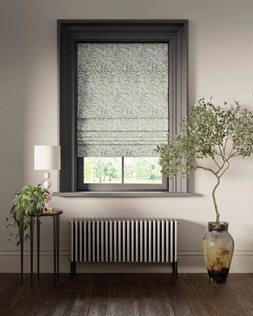 Clarke & Clarke Willow Boughs Mineral Roman Blinds