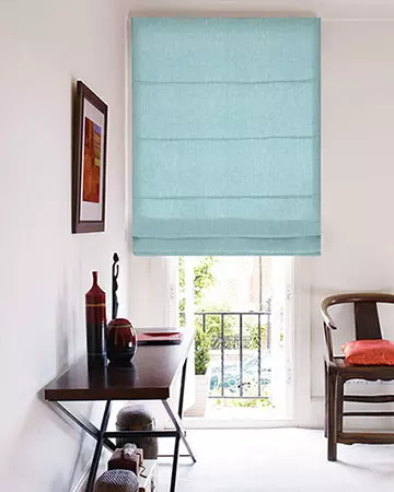 Clarke & Clarke Albany Eau De Nil Roman Blinds