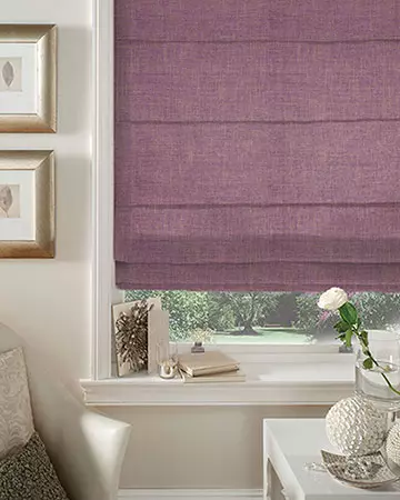 Clarke & Clarke Albany Heather Roman Blinds