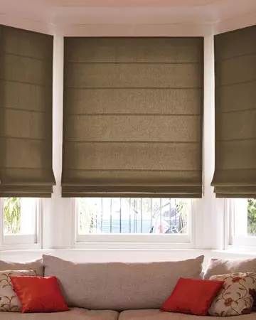 Clarke & Clarke Albany Moss Roman Blinds