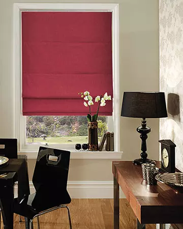Clarke & Clarke Albany Raspberry Roman Blinds